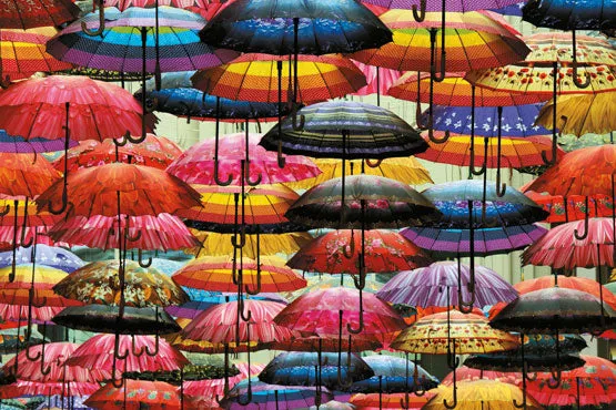 1000 Colorful Umbrellas
