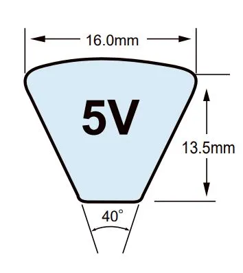 5V1400 V-Belt - 140.0" Length