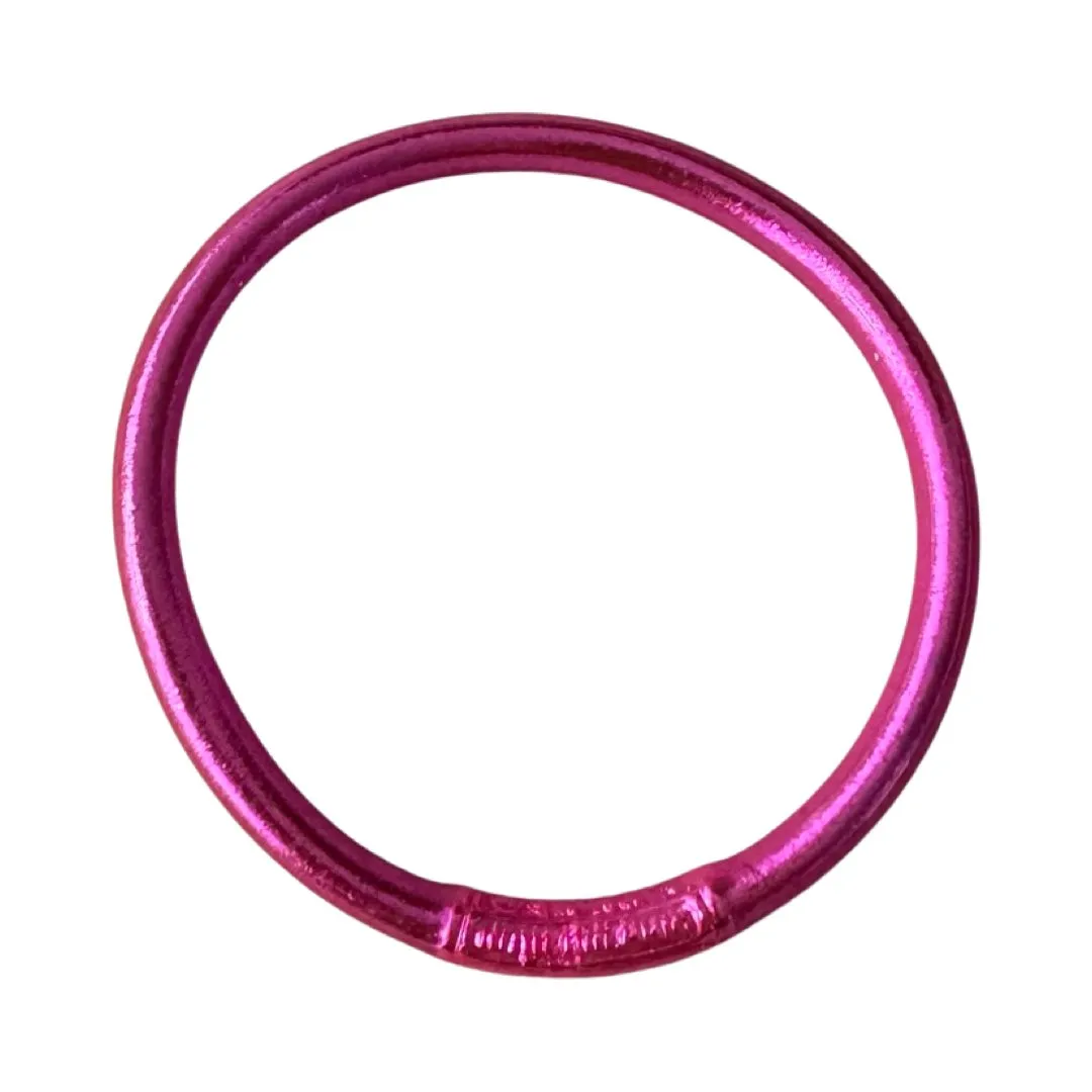 BLESS “ALL WEATHER SINGLE BANGLE”-PINKS AND PURPLE