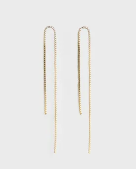 Box Chain U Earrings