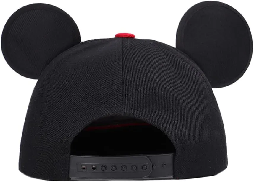 Boys Girls Mouse Ear Baseball Cap Kids Cute Cartoon Adjustable Snapback Trucket Hat for Children Ages 2-12
