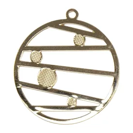Brass Pendants - Round Planet - Pkg/6