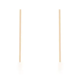 Carolee Gold Stainless Steel Line Drop Earrings