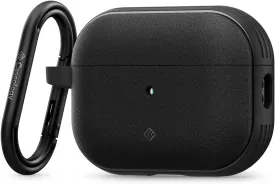 Caseology Vault Compatible with Airpods Pro 2 Case [Keychain Carabiner Included] Designed for Airpods Pro 2nd Generation (2022)(2023)(2024) - Matte Black