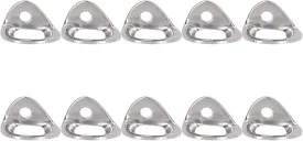 Climbing Bolt Hanger, Pack of 10 Large Bearing Capacity Climbing Hanger Lightweight Stainless Steel Rock Climbing Anchors for Rock Climbing Cave Exploration Engineering Protect
