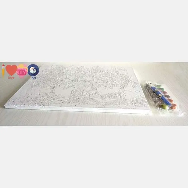 Colorful Umbrellas - Paint by Numbers Kit