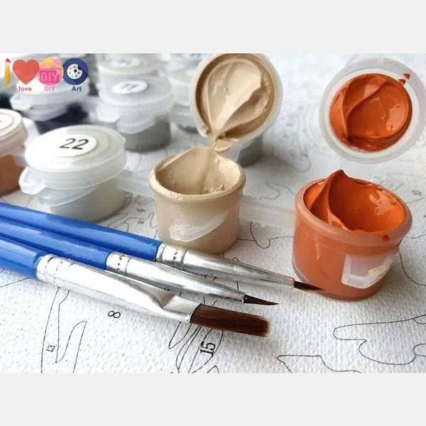 Colorful Umbrellas - Paint by Numbers Kit