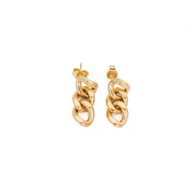 Cuban Link Drop Earrings