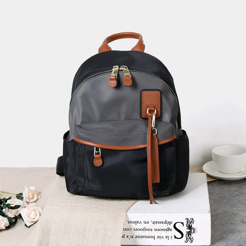 Cute Women's Nylon Mini Backpack Ladies Rucksack