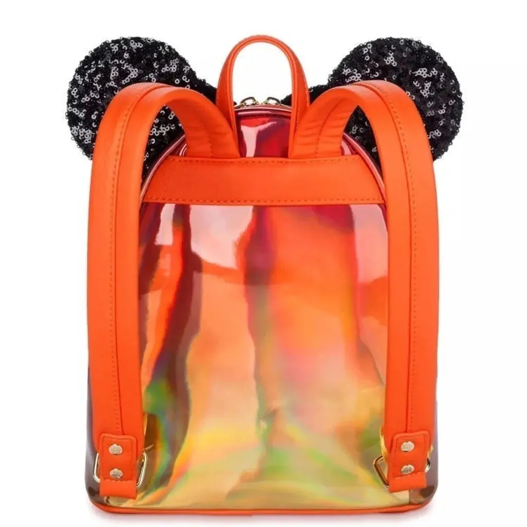 Disney Mini Backpack Minnie Mouse Halloween Iridescent Loungefly