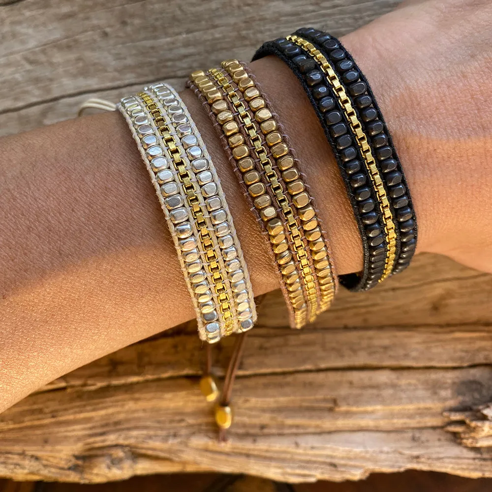 Diwali Bracelet - Gold Flame