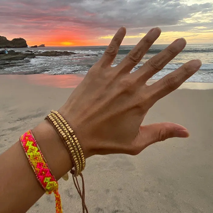 Diwali Bracelet - Gold Flame