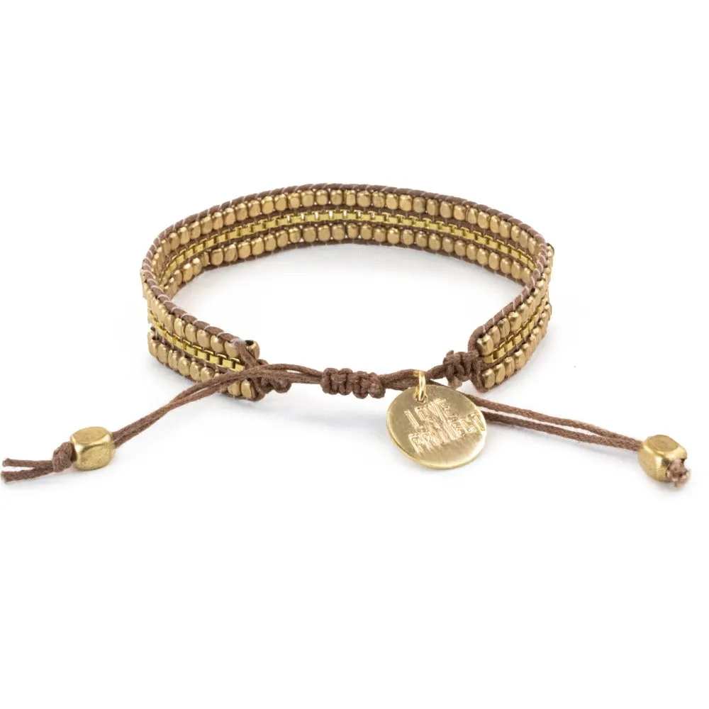 Diwali Bracelet - Gold Flame