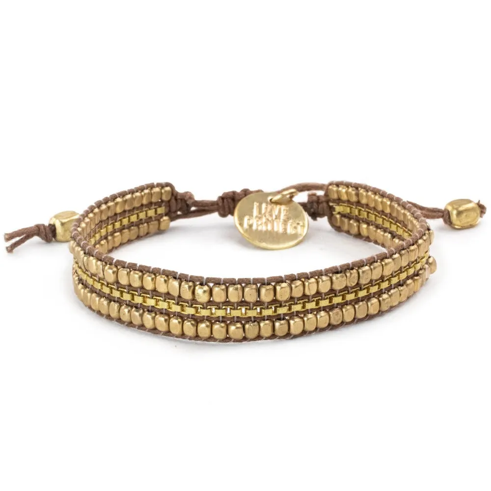 Diwali Bracelet - Gold Flame