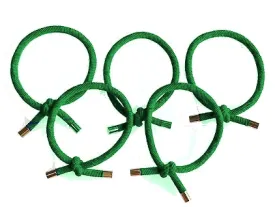 Dreadz Elastic Rope Style Hair Tie (Green) x 1