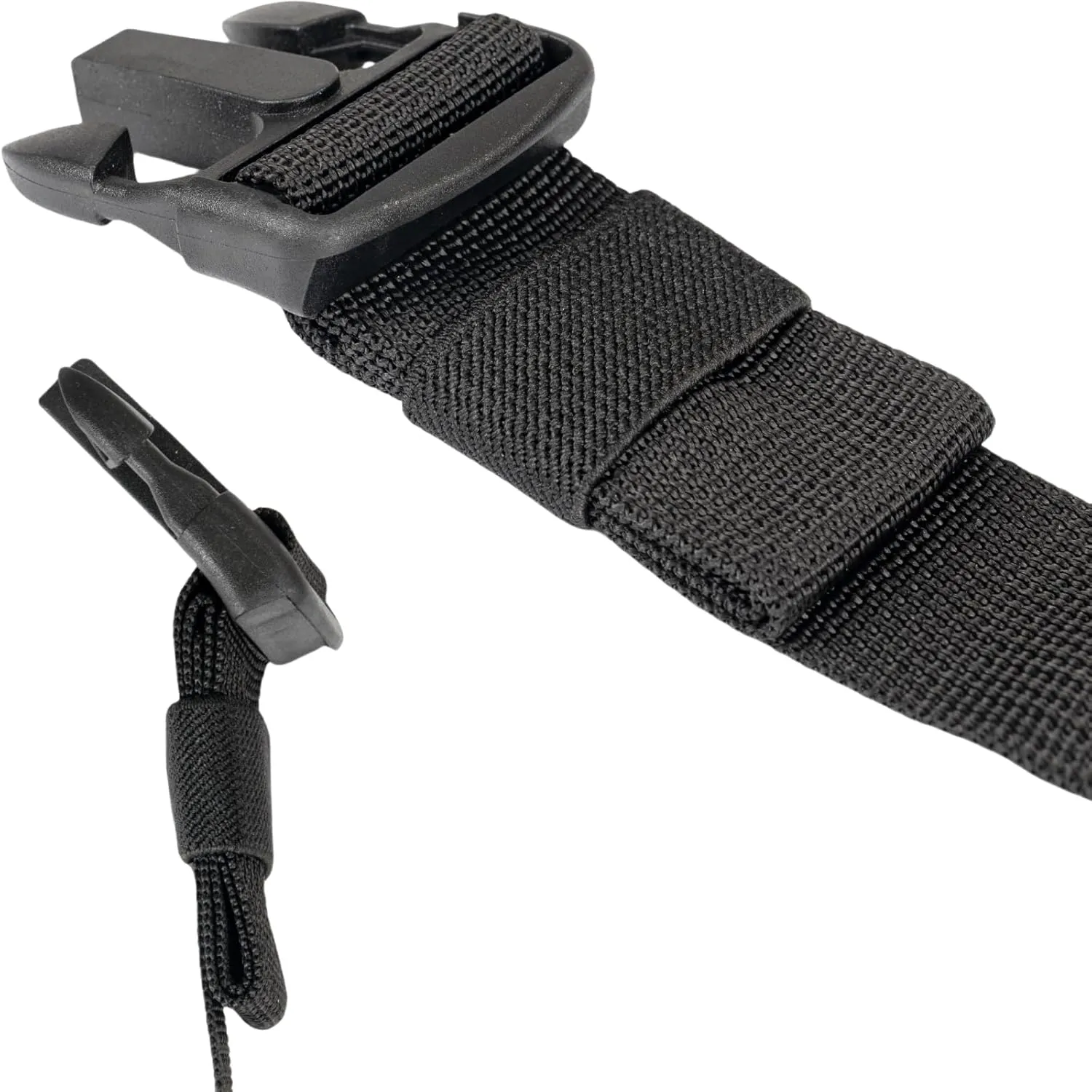 Elastic Belt Keepers for Duty & Backpack Straps, Nylon Webbing Keeper for 1.5"-2" Wide Belts
