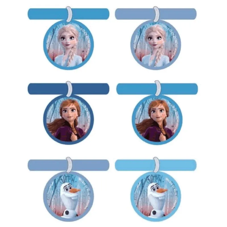 Frozen 2 Hair Ponies Hair Ties 8pk