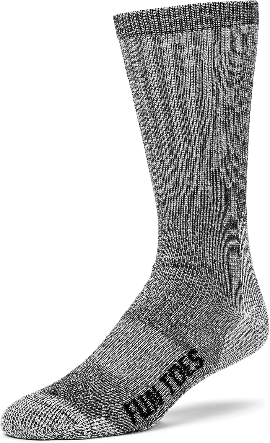 FUN TOES Merino Wool Socks For Men Hiking Boot Thermal Warm Cushioned Crew 6 Pairs