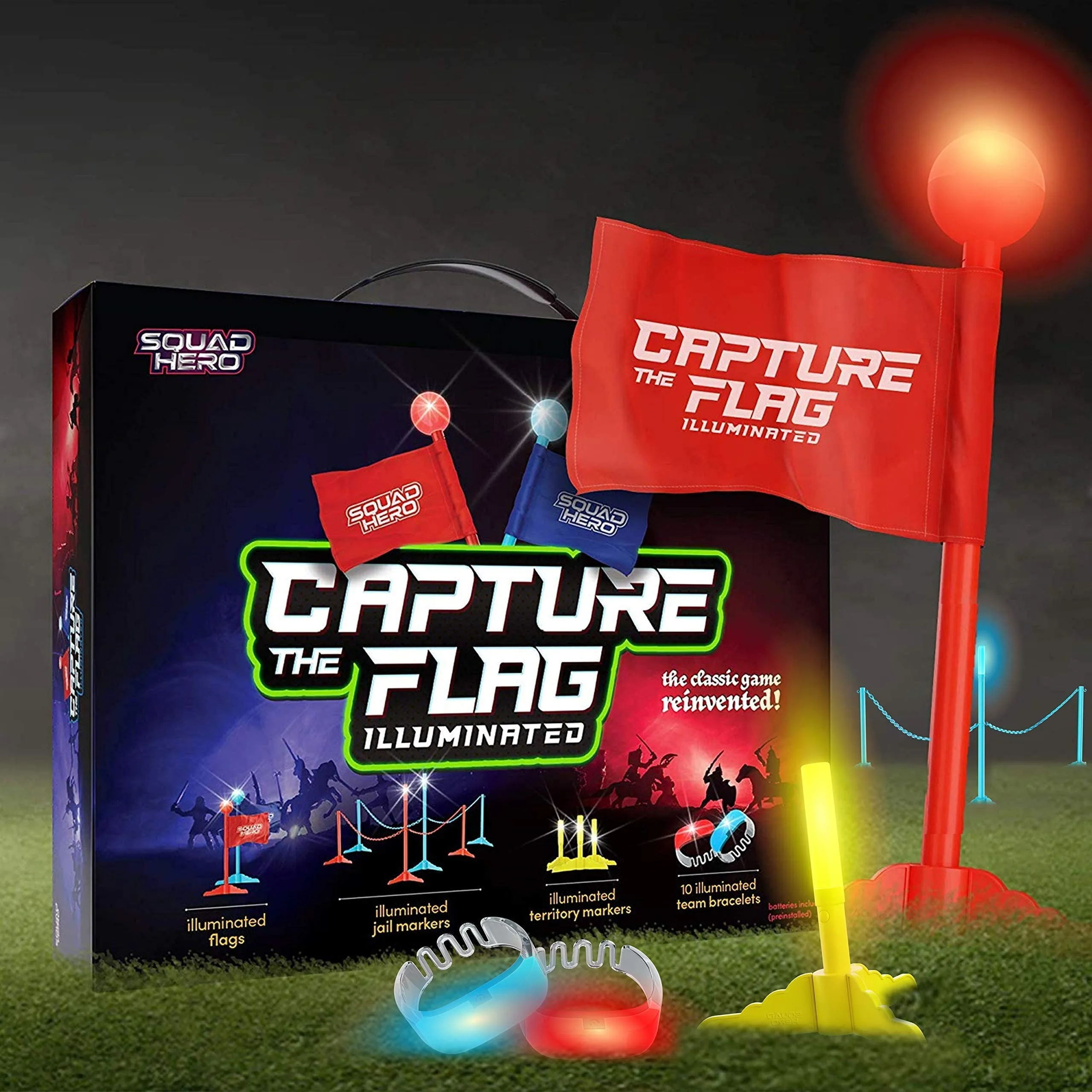 Glow In The Dark Illuminated Flag Game