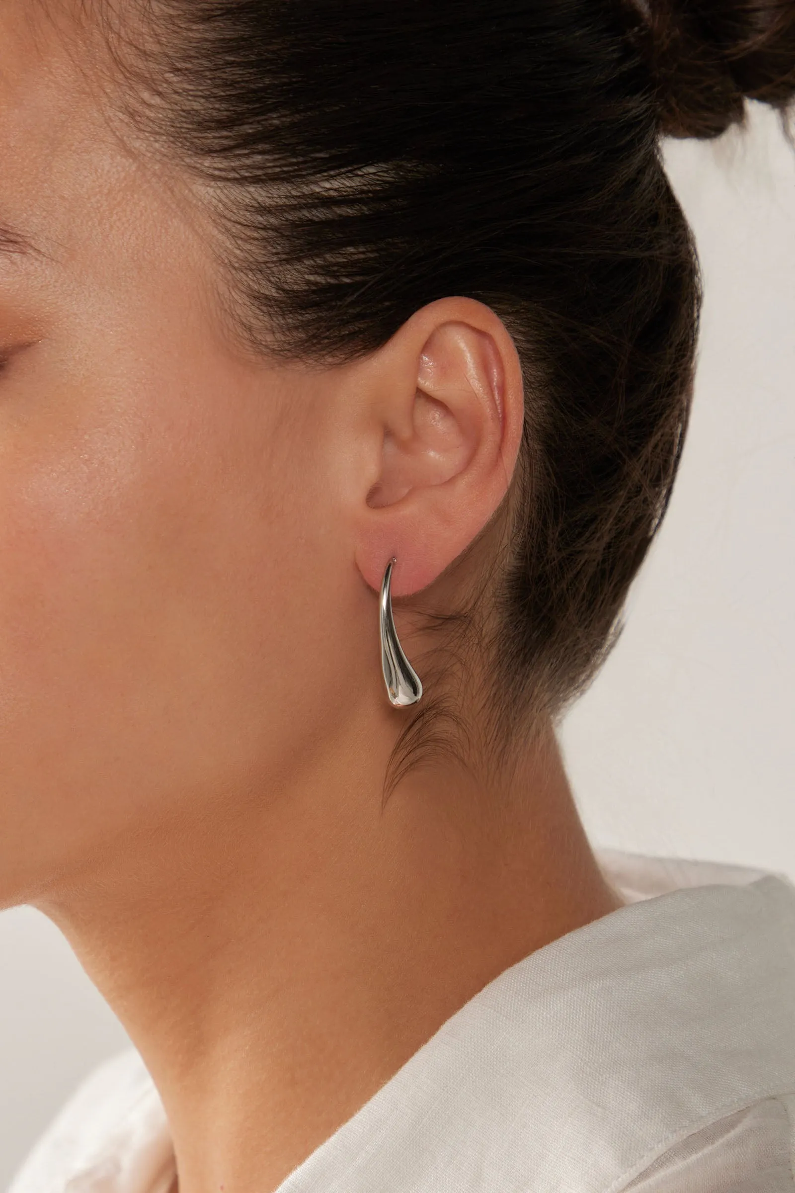 Halcyon Drop Earring - Silver