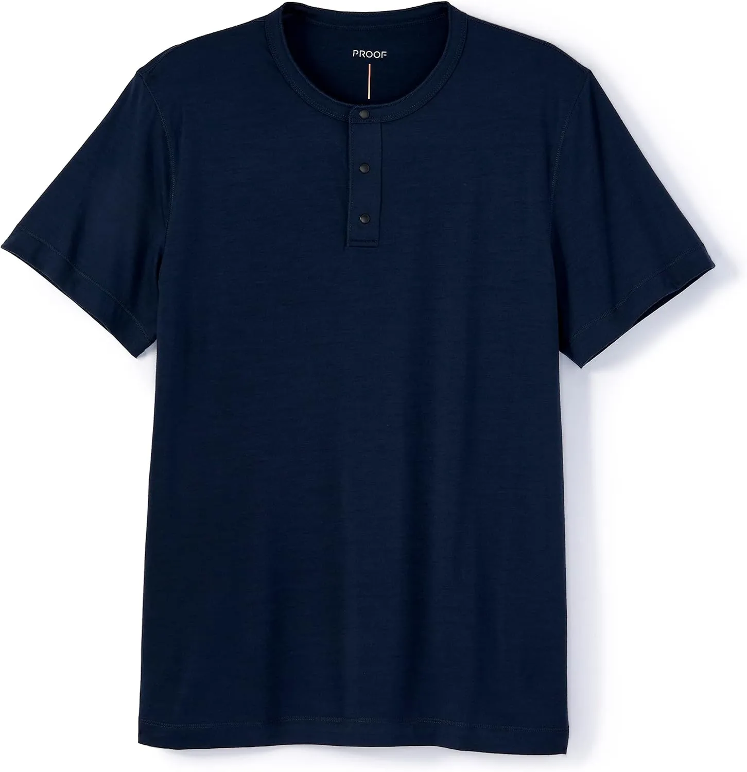 Huckberry Proof Men's 72-Hour Merino Wool Short Sleeve Henley Shirt, Moisture Wicking & Odor Resistant