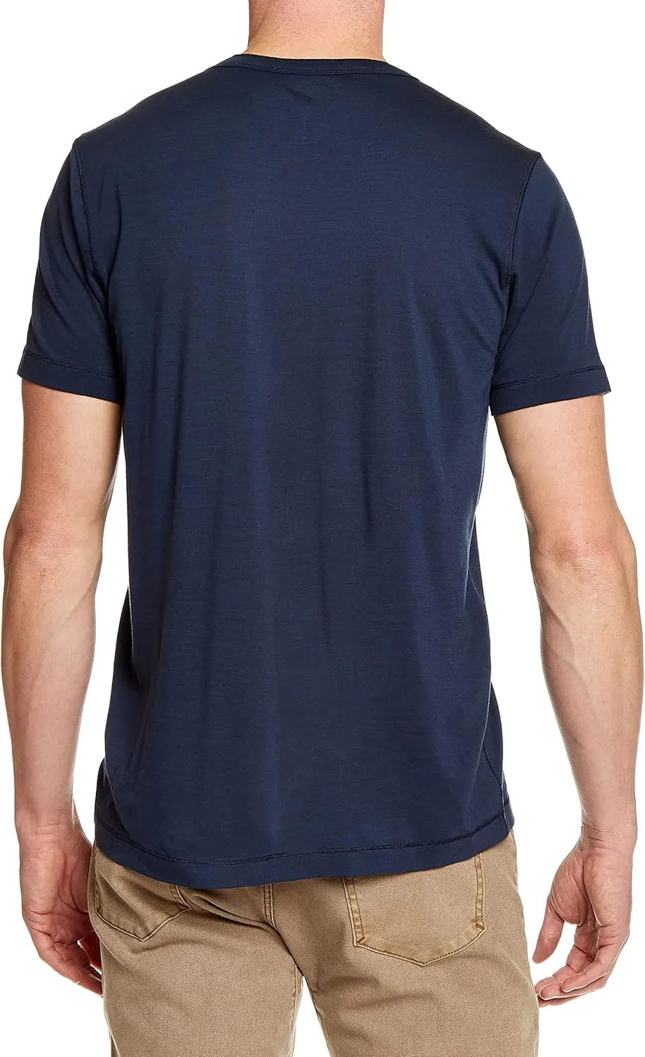 Huckberry Proof Men's 72-Hour Merino Wool Short Sleeve Henley Shirt, Moisture Wicking & Odor Resistant