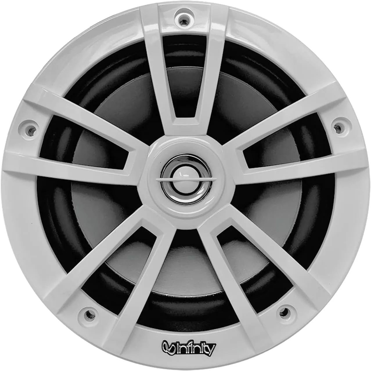 Infinity 6.5" Marine Speakers (Qty 4) 2 Pairs of OEM Replacement Speakers w/ Enrock 50ft Wire (White) 622MWB