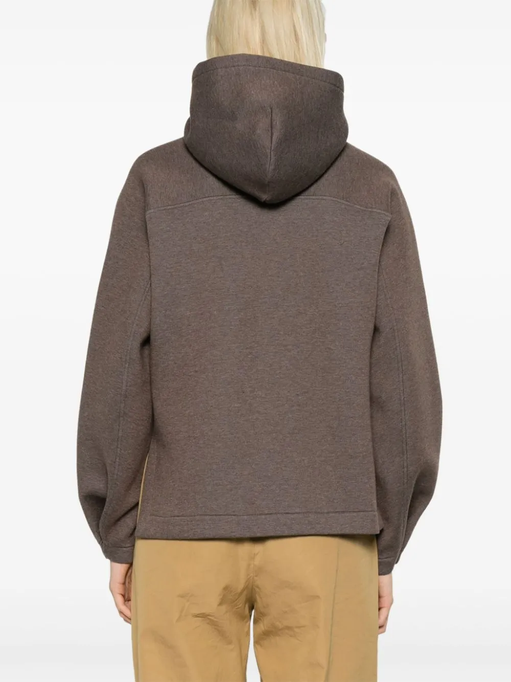 logo-patch hoodie