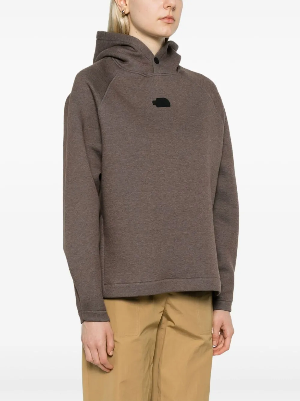 logo-patch hoodie