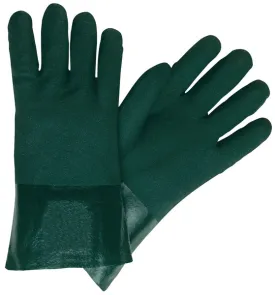 MCR Safety Econ Green PVC 12"