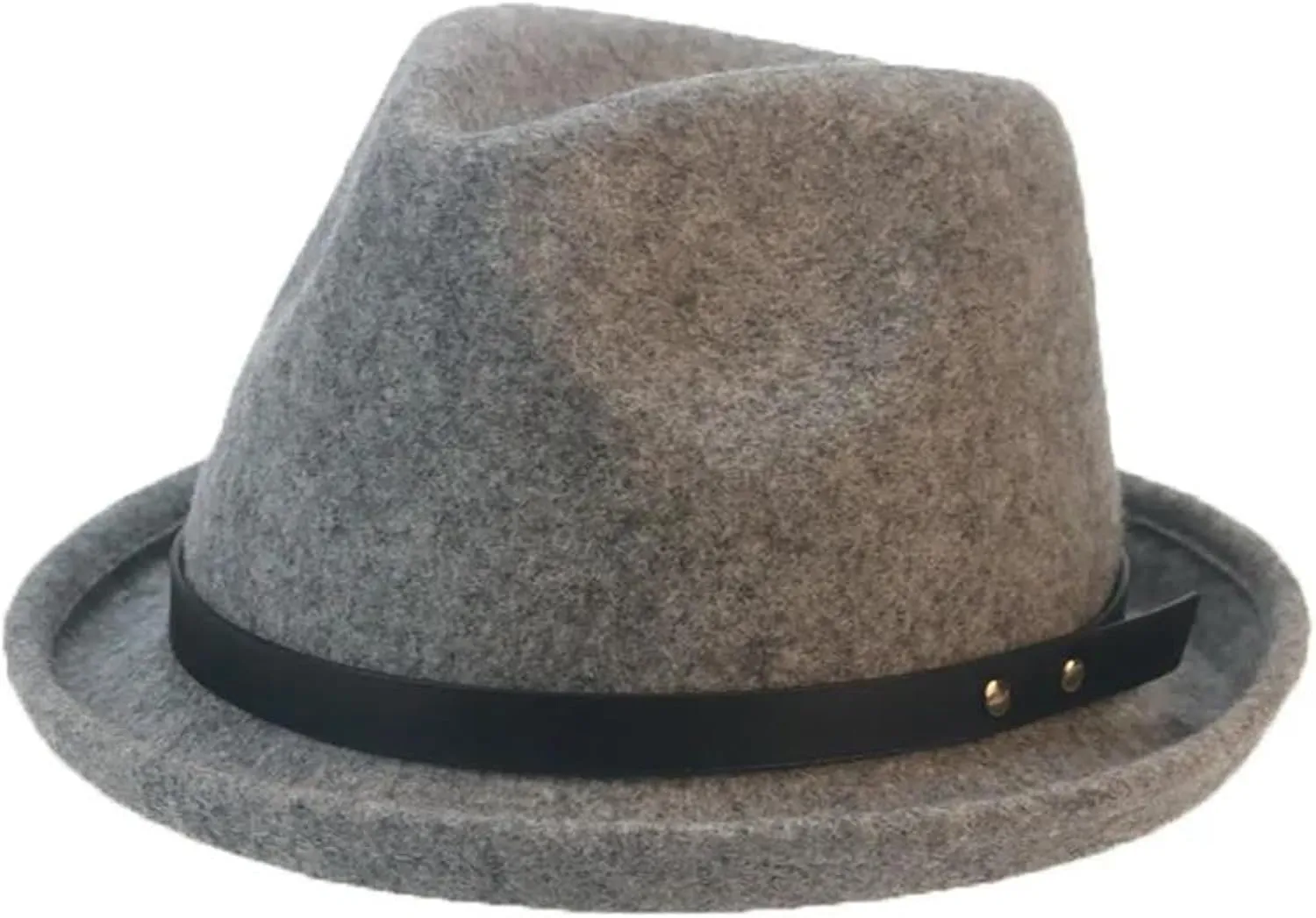 Mnjyihy Women Wool Fedoras Hats Men Outdoor Casual Wool Panama Formal Church Short Brim Hats