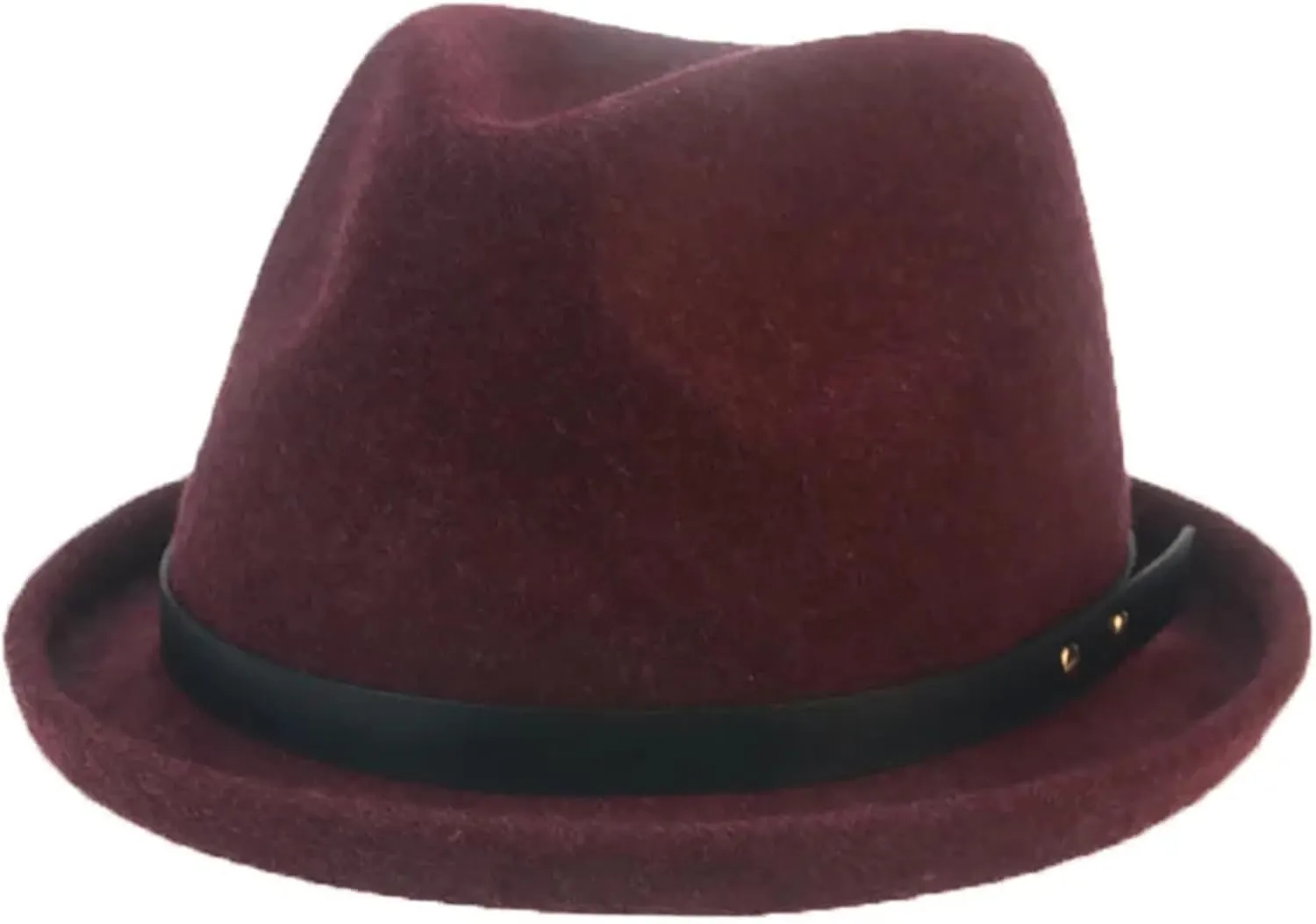 Mnjyihy Women Wool Fedoras Hats Men Outdoor Casual Wool Panama Formal Church Short Brim Hats