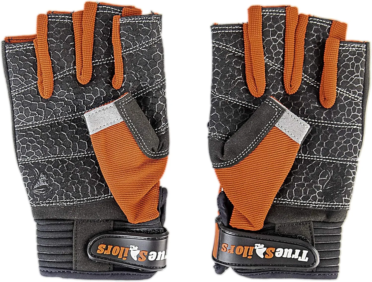 MRX BOXING & FITNESS Sailing Gloves Sticky Palm Gripy Glove Yachting Kayak Dinghy Fishing Short Finger Multi Colors (Black/Red, S)
