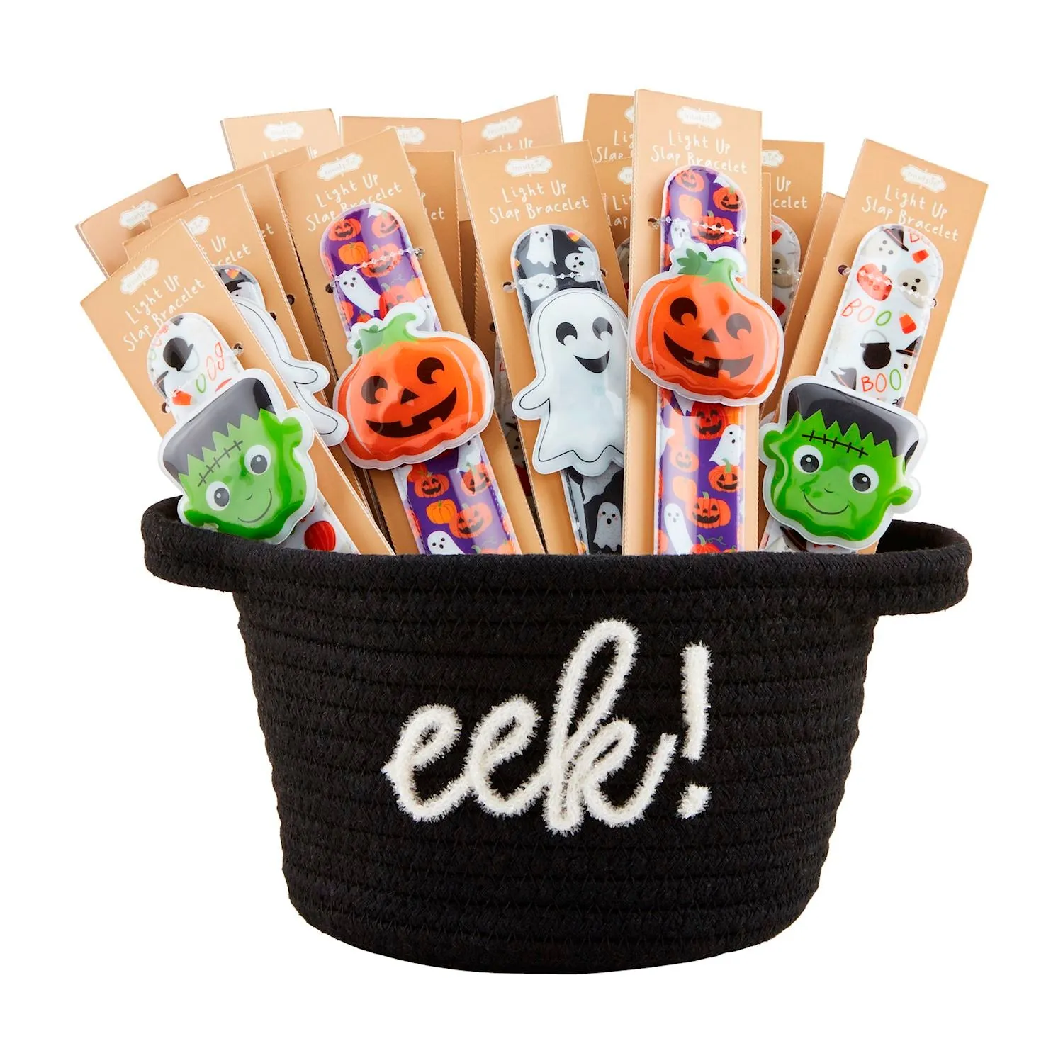 MUD Halloween Light Up Slap Bracelets