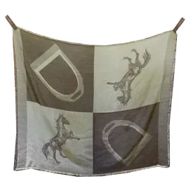 Oakbark & Chrome Blanket Scarf