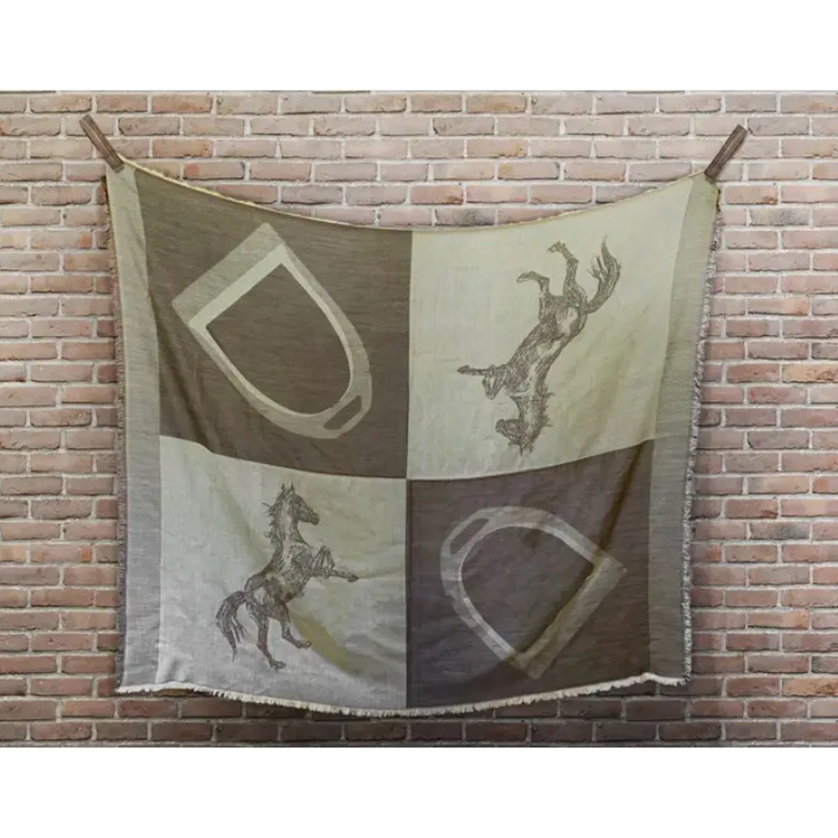 Oakbark & Chrome Blanket Scarf