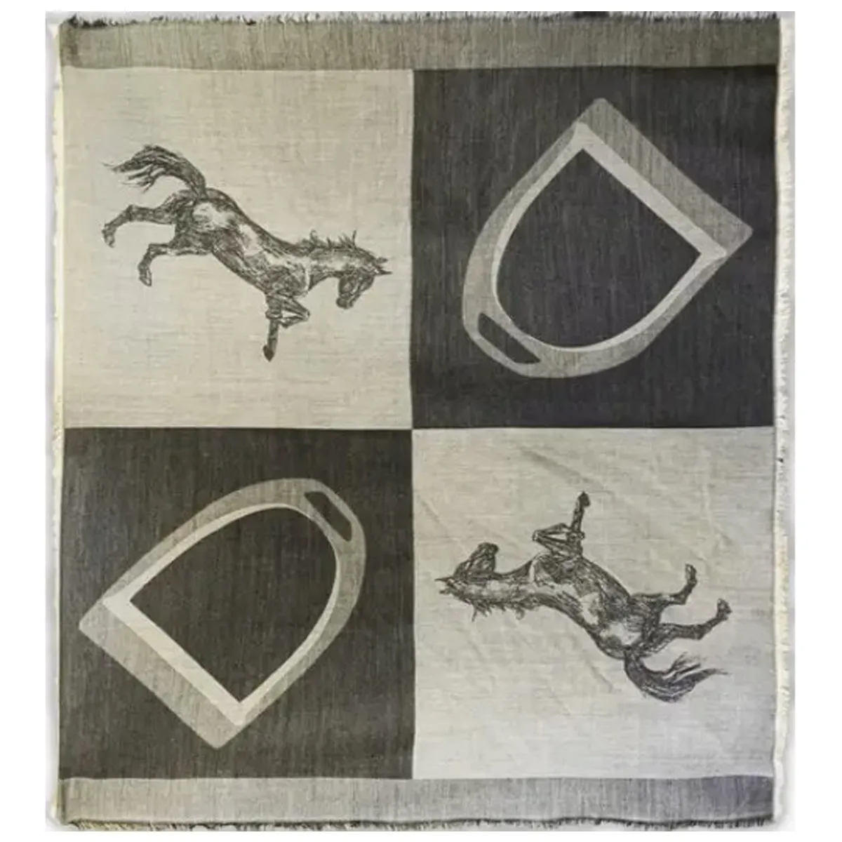 Oakbark & Chrome Blanket Scarf