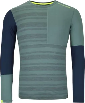 Ortovox Men's 185 Rock'n'Wool Long Sleeve Base Layer, Soft Breathable Merino Wool Base Shirt for Winter Touring & Skiing