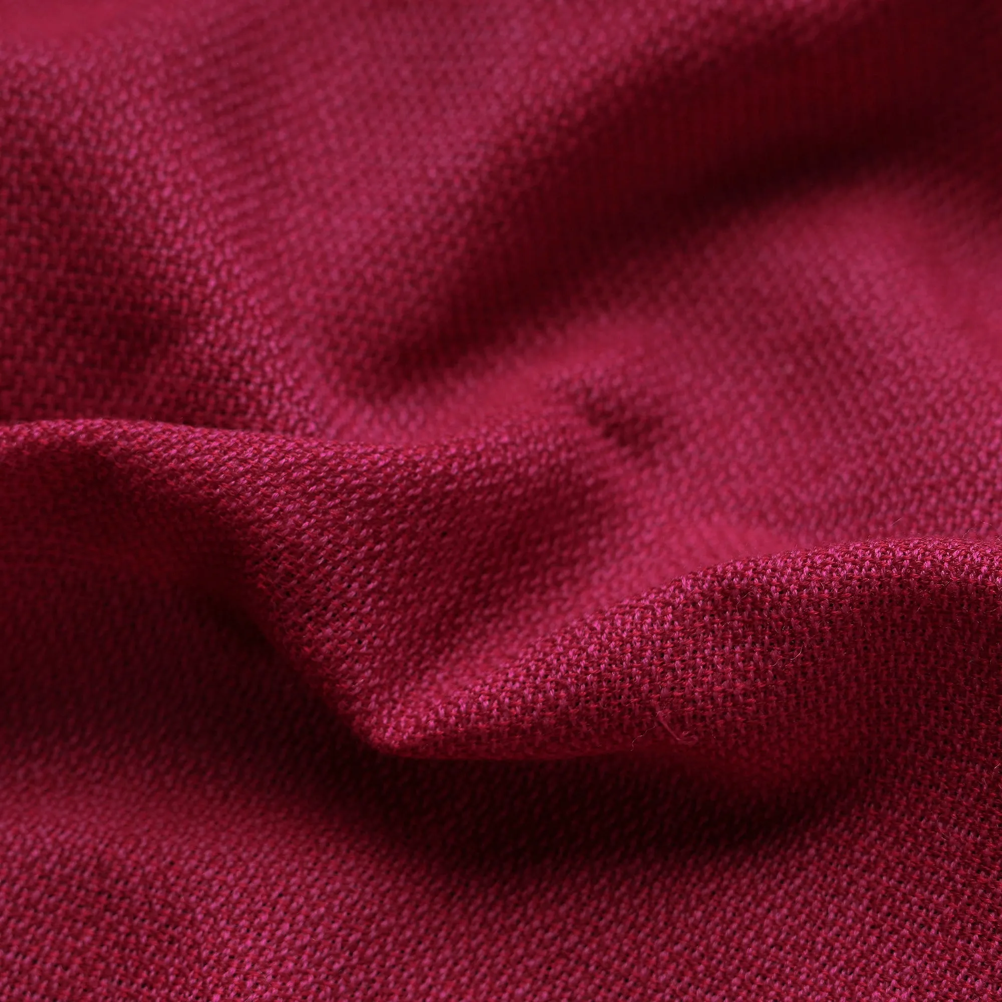 Pink - Kumaun Handwoven Merino Woolen Fabric 02