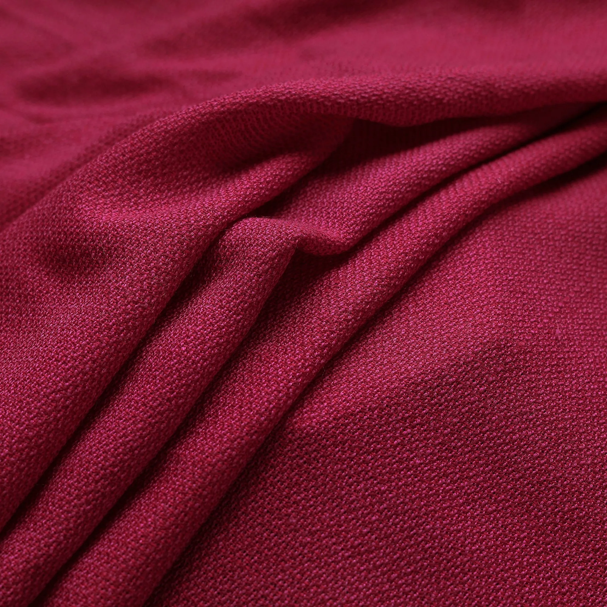 Pink - Kumaun Handwoven Merino Woolen Fabric 02