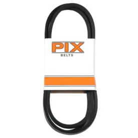 PIX North America A68/4L700 Industrial A-Section Rubber V-Belt, Black, 1/2"x70"