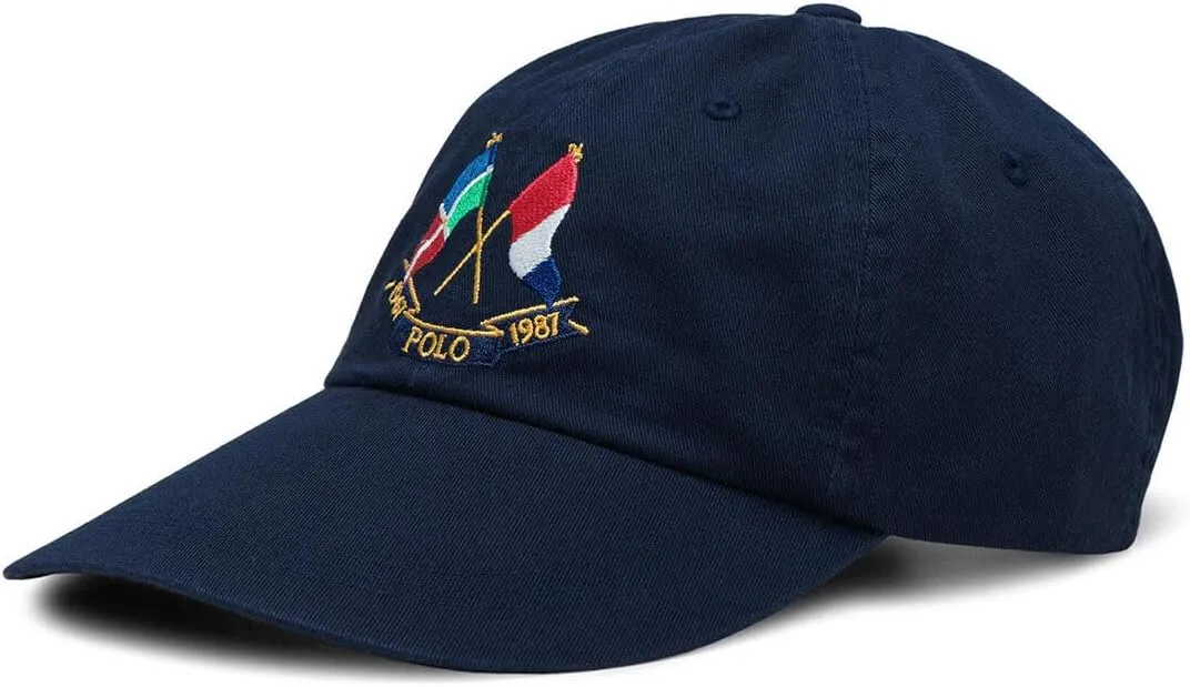 POLO RALPH LAUREN Mens Crest Twil Longville Cap Hat