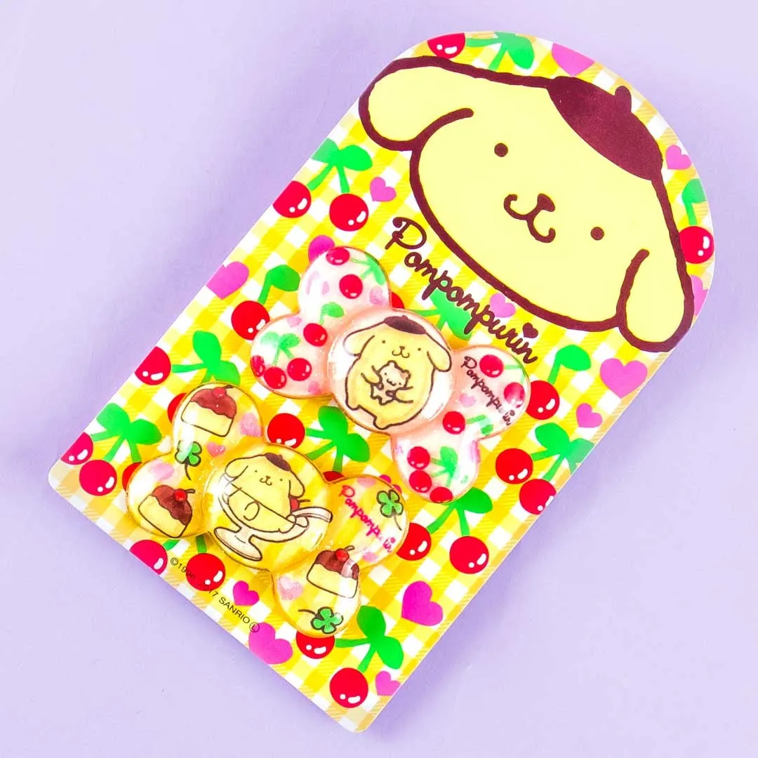 Pompompurin Cherry Dessert Hair Tie Set