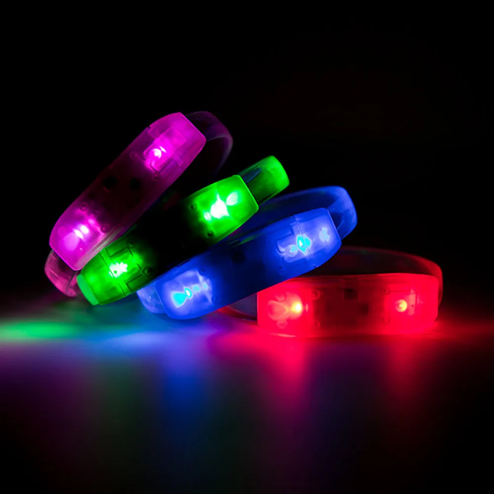 PROLOSO LED Light Up Bracelets for Concerts, Festivals, Sports, Parties, Night Events