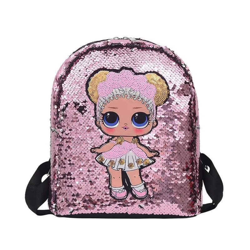 Sequin LOL Doll Backpacks
