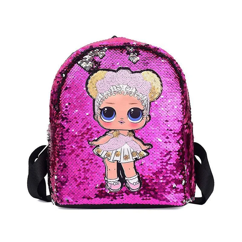 Sequin LOL Doll Backpacks