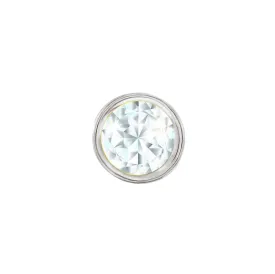 SKINNY SILVER APRIL CHARM (WHITE)
