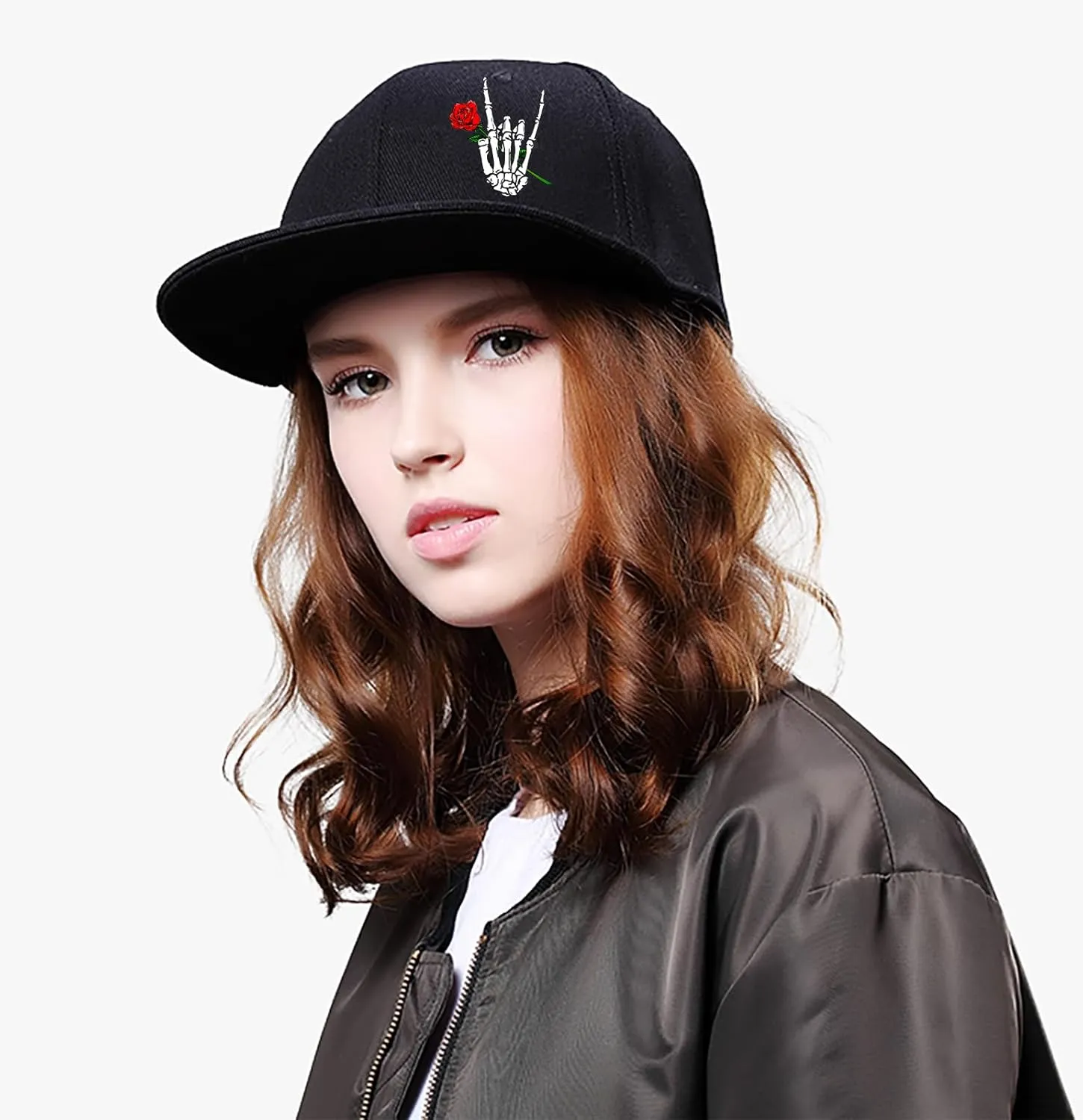 Snapback hat for Men Flat Bill Hats for Men Fitted Baseball Cap Hats
