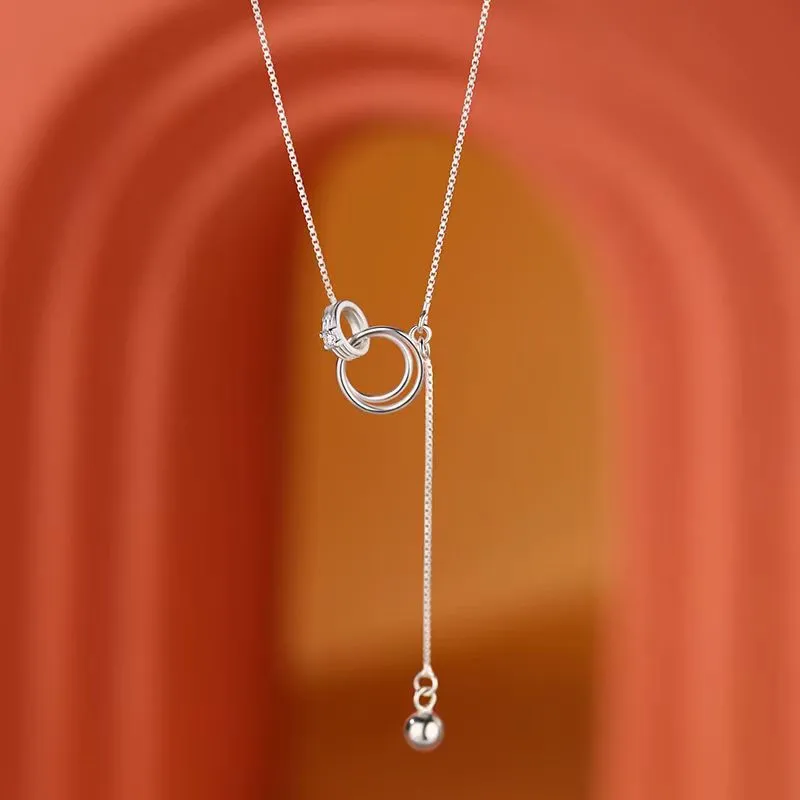 Sterling Silver Ring Necklace