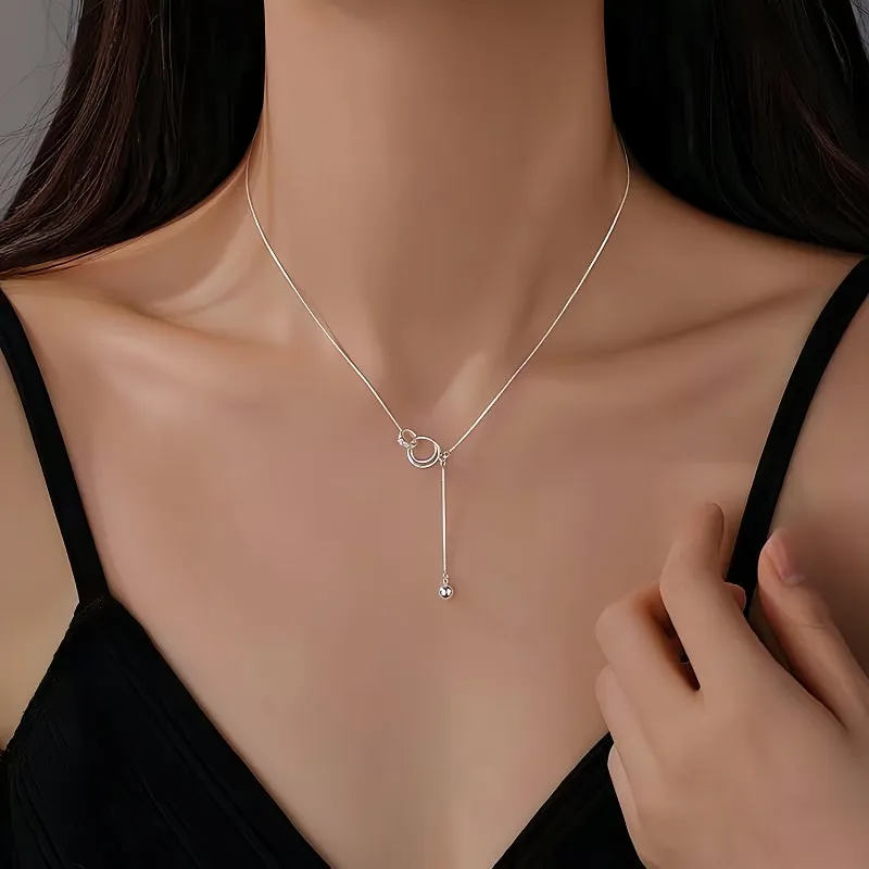 Sterling Silver Ring Necklace